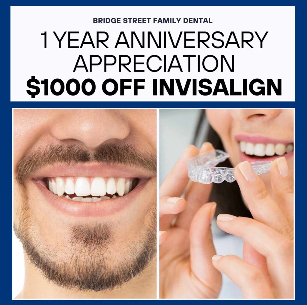 1 year Anniversary $1000 off Invisalign